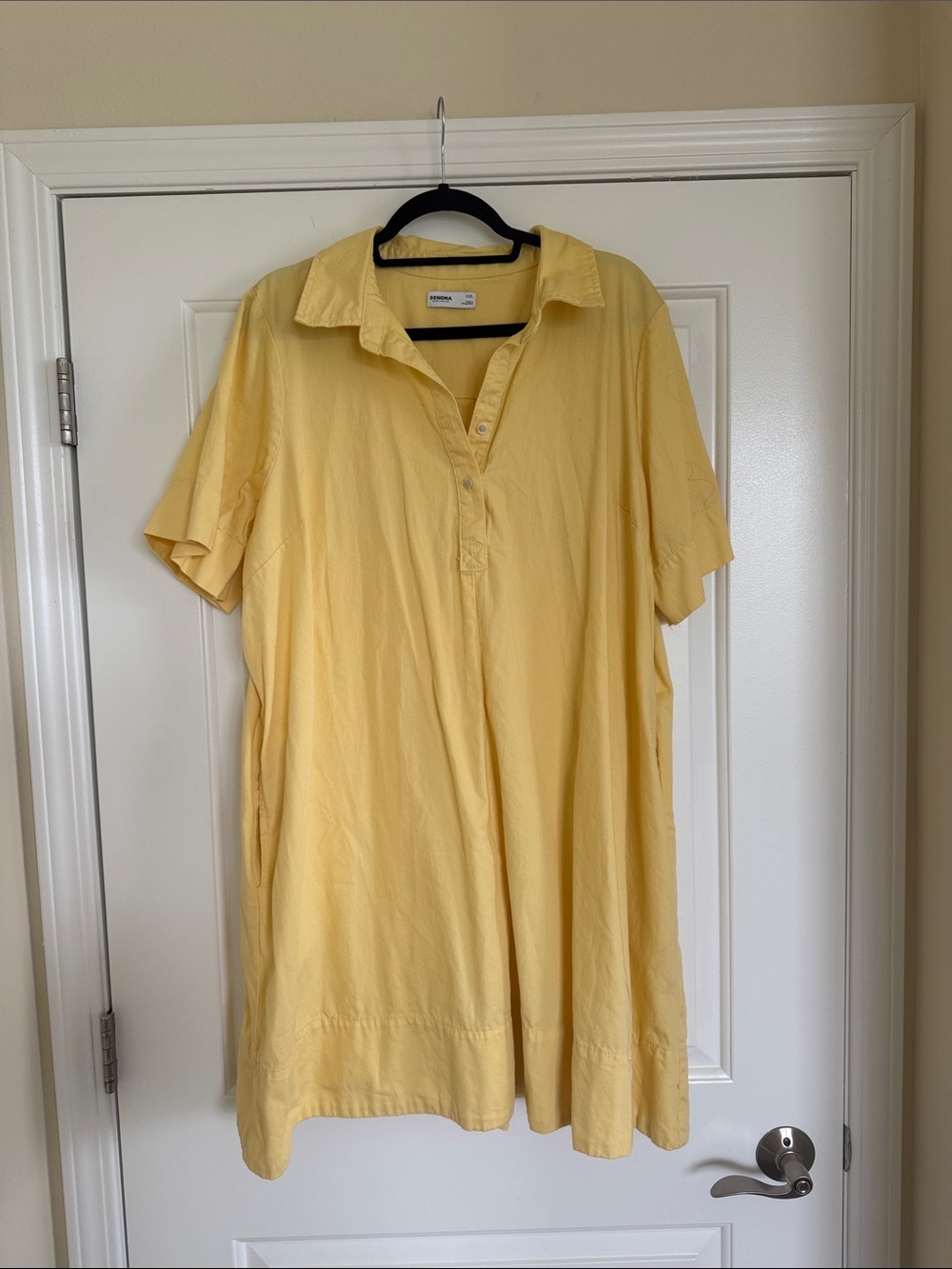 Yellow Denim Dress